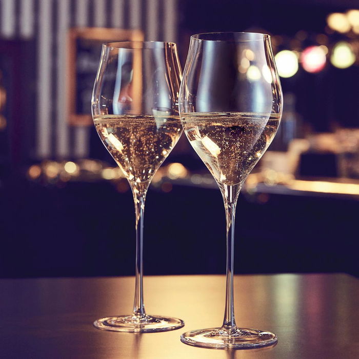 Chef & Sommelier Flûtes à Champagne Exaltation 35 cL, Verre Cristal, Lot de 6 Chef & Sommelier Flûtes à Champagne Exaltation 35 cL, Verre Cristal, Lot de 6