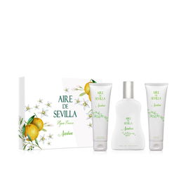 Aire Sevilla Coffret Eau d'Orange Fraìhe Air de Séville 3 pièces (Eau de Toilette 100ml + Lotion Corps 100ml + Gel Douche 100ml)