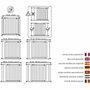 Webaby Barrière de sécurité MOBI Blanc 72,5-79,5 cm