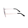 Guess Gafas GF6195 32B 140 mm Lunettes de Soleil Femme Monture Ronde Métallique UV400 Protection 56 mm