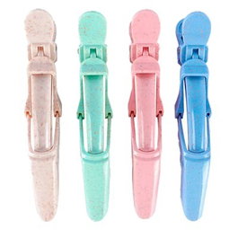 WAD PROFESSIONAL BEAUTY Set de pinches à cheveux professionnel vert, rose, bleu, naturel