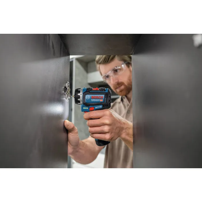 Bosch Professional Visseuse sans fil GSR 12V-32 FC Perceuse-visseuse 12V avec coffret, Advanced KickBack Control, 2 batteries 2.0Ah, chargeur et adaptateurs FlexiClick