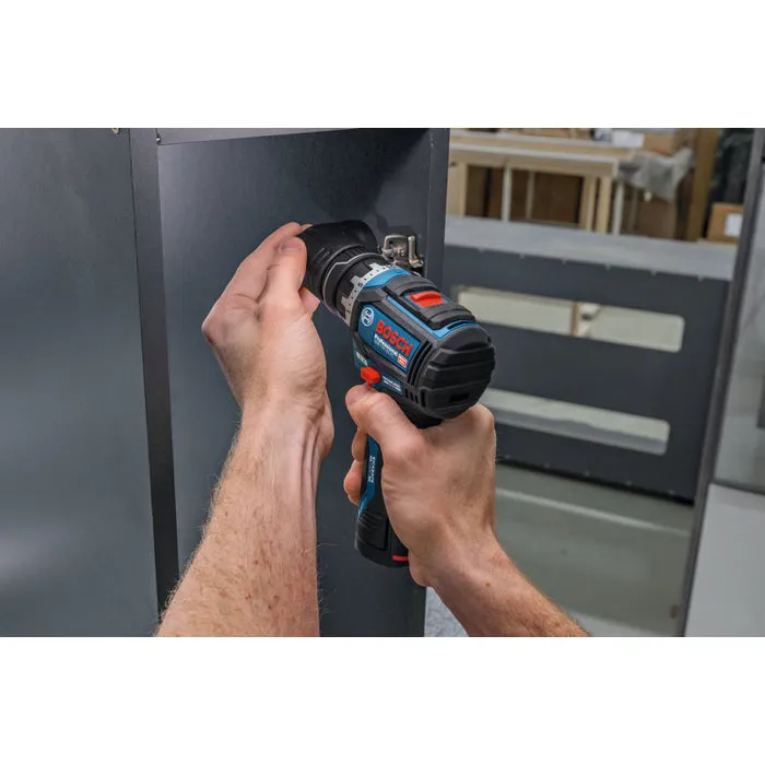 Bosch Professional Visseuse sans fil GSR 12V-32 FC Perceuse-visseuse 12V avec coffret, Advanced KickBack Control, 2 batteries 2.0Ah, chargeur et adaptateurs FlexiClick