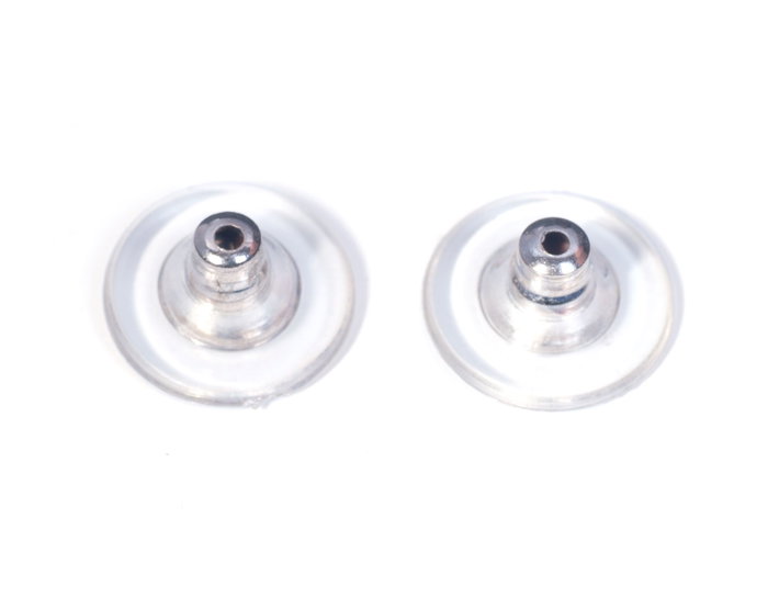 Innspiro Lot de 10 fermoirs à pression en plastique avec pointe métallique argentée 11x7mm Innspiro Lot de 10 fermoirs à pression en plastique avec pointe métallique argentée 11x7mm