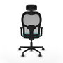 Piqueras y Crespo Chaise de Bureau Jorquera 1D036N2 Turquoise