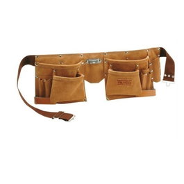 DUVER Sacoche porte-outils en cuir double poche