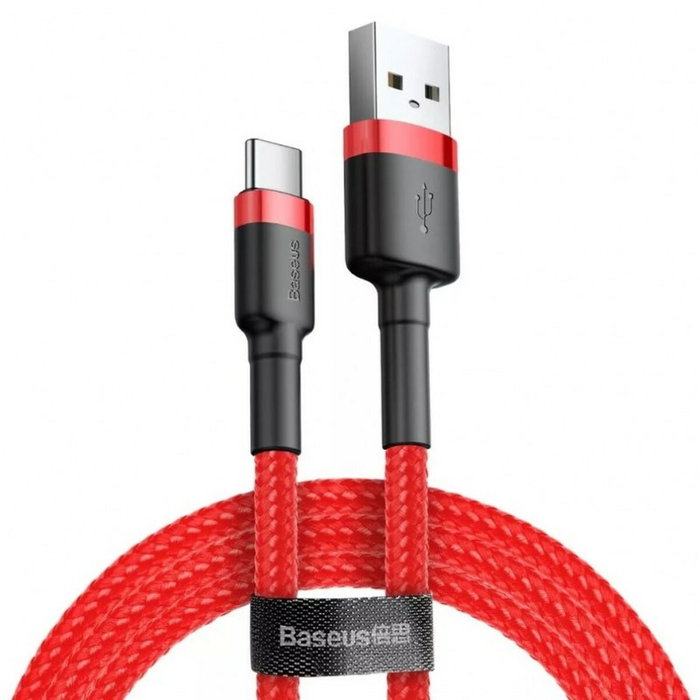 Baseus Câble USB A vers USB-C CATKLF-U09 Noir Rouge 3 m