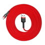 Baseus Câble USB A vers USB-C CATKLF-U09 Noir Rouge 3 m