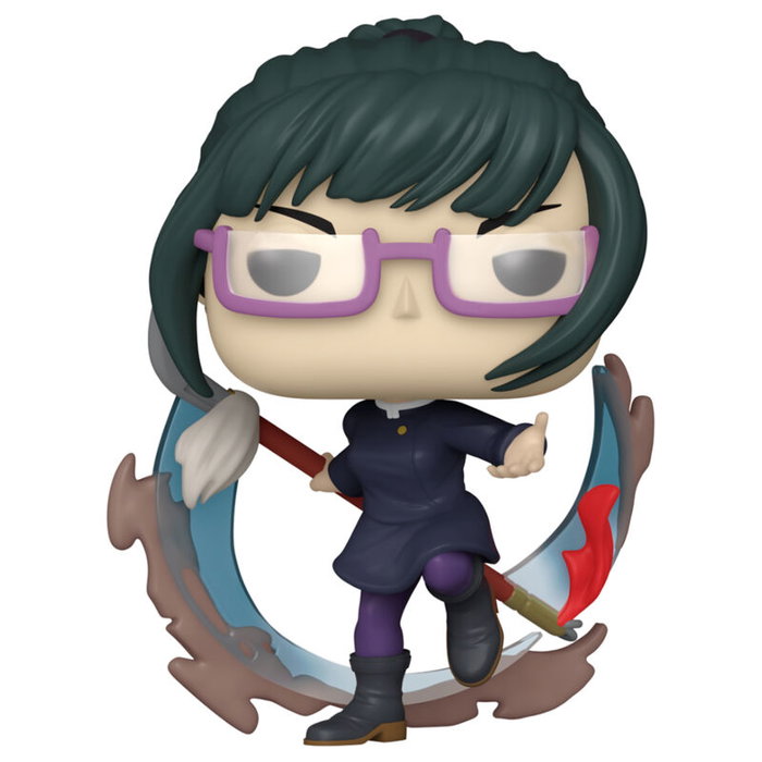 FUNKO - Figura POP Jujutsu Kaisen Maki Zenin - Figurine en vinyle de 9 cm dans sa boîte collector
