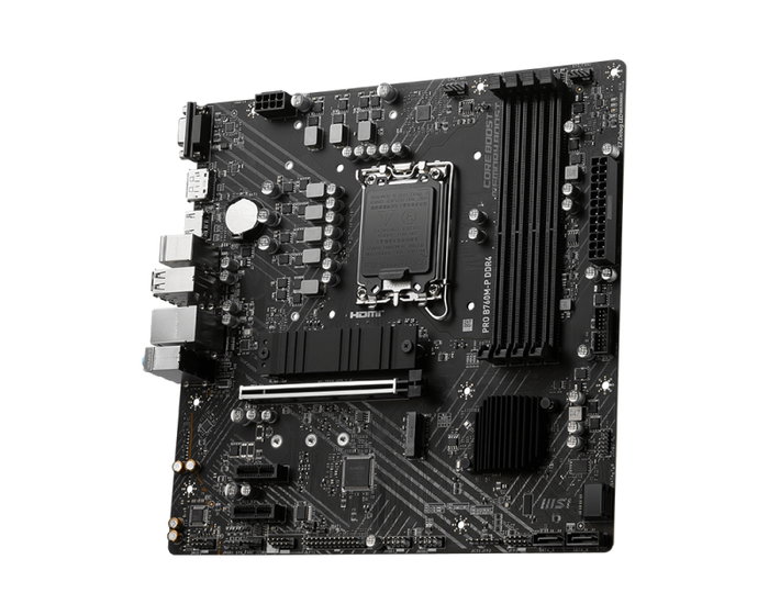 MSI PRO B760M-P DDR5 Carte mère Micro ATX Socket LGA 1700 Intel B760