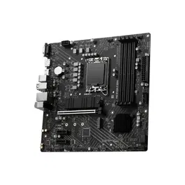 MSI Carte mère PRO B760M-P LGA1700 DDR5 Socket LGA1700 pour processeurs Intel 12e et 13e génération avec refroidissement, slots M.2 et ports de connectique