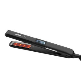 Kare Ultrasonic Hair Black - Lisseur à Ultrasons et Infrarouge avec Plaque Chauffante PTC, 36000 Vibrations/s, Affichage Digital - Wad Professional Beauty