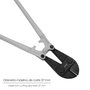 WOLFPACK LINEA PROFESIONAL Coupe-rivets 90 cm