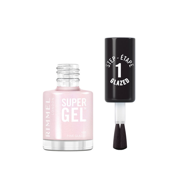Rimmel London Vernis à ongles SUPER GEL #105 - Rose Glacé 12 ml Rimmel London Vernis à ongles SUPER GEL #105 - Rose Glacé 12 ml