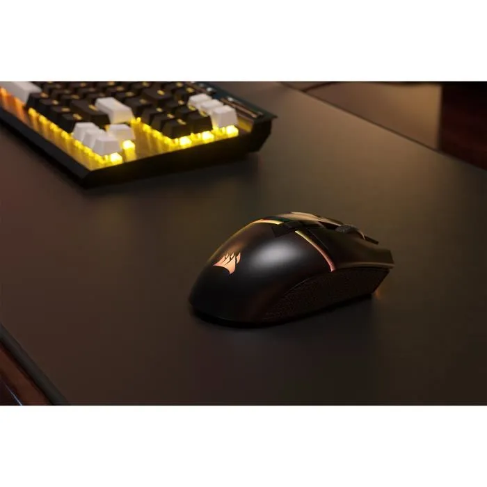 Corsair DARKSTAR RGB - Souris gaming sans fil, 15 boutons programmables, capteur optique 26 000 dpi, rétroéclairage RGB, Noir Corsair DARKSTAR RGB - Souris gaming sans fil, 15 boutons programmables, capteur optique 26 000 dpi, rétroéclairage RGB, Noir