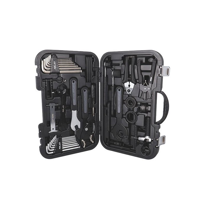 XLC Boîte à outils 39 pièces pour vélos et E-Bikes XLC Boîte à outils 39 pièces pour vélos et E-Bikes