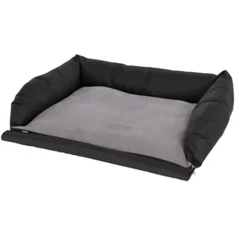 Kerbl Coussin pour Coffre de Voiture pour Animaux, Gris/Noir, 95 x 75 cm, Housse Lavable en Velours Doux et Tissu Oxford