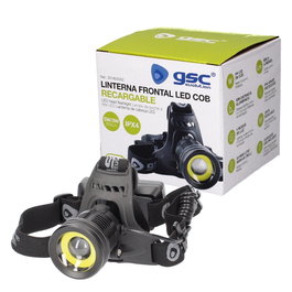 GSC Evolution Lampe frontale LED COB rechargeable USB 800lm