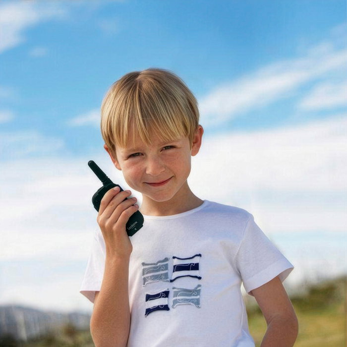 Lexibook Tw60 - Walkie-Talkies Numériques Portée 5 km - 8 Canaux avec Écran LCD, Roger Beep et Verrouillage Télécommande - Communication pour Activités en Extérieur