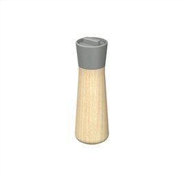 Berghoff 3950410 Moulin à épices Balance Moonmist en bois durable avec mécanisme céramique réglable pour poivre, sel et herbes