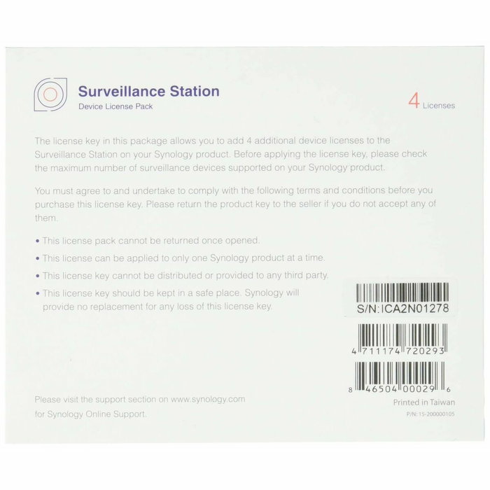 Câble HDMI Synology CLP4 Noir