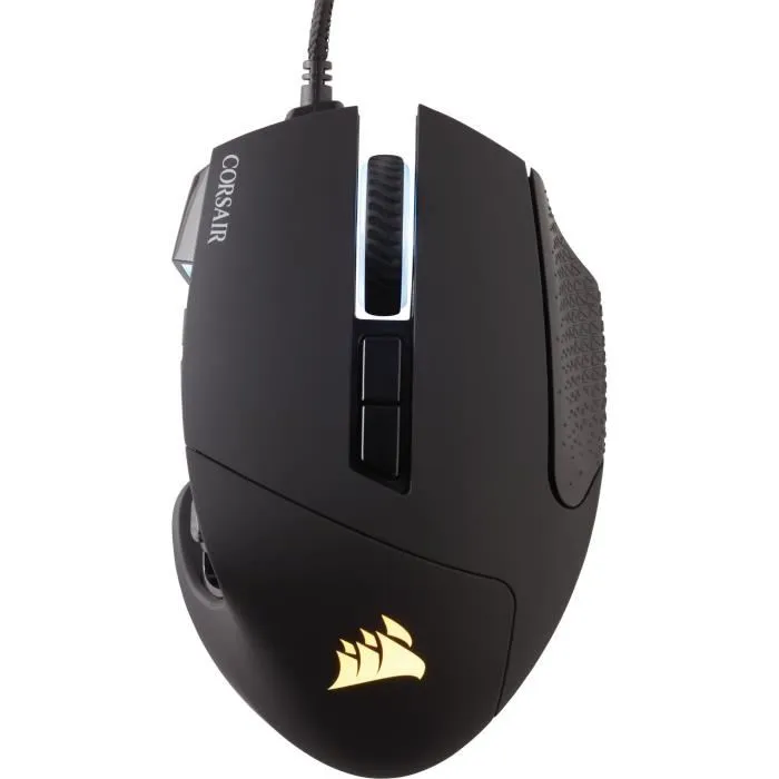 Corsair Souris SCIMITAR RGB ELITE Gamer 17 Boutons Programmables Capteur Optique 18000 DPI