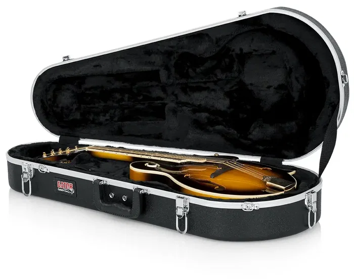 Gator Étui rigide moulé pour mandoline style A et F - Noir Gator Étui rigide moulé pour mandoline style A et F - Noir