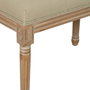 BigBuy Home Banquette Beige Bois d'hévéa