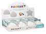 PINCELLO HUCHA PINTAR NUBE 6 Couleurs avec Pinceau, Blanc