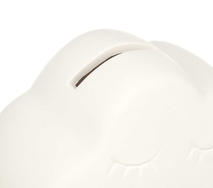PINCELLO HUCHA PINTAR NUBE 6 Couleurs avec Pinceau, Blanc