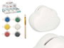 PINCELLO HUCHA PINTAR NUBE 6 Couleurs avec Pinceau, Blanc
