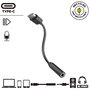 Adaptateur USB-C vers Jack 3.5 mm Muvit for Change JDS-C35 Noir