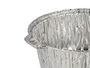 Kinvara Set de 2 Casseroles en Aluminium avec Couvercle 26x12x29 cm Argent (Set de 12)