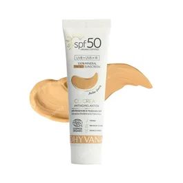 DHYVANA Solar SPF50 Color Amber Honey avec Acide Hyaluronique