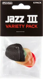 Dunlop Pack Variety Jazz Lot de 6 Médiators