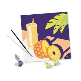 Ravensburger Kit de peinture par numéros CreArt Drink Pineapple 20x20 cm