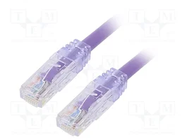 PANDUIT Cordon de raccordement TX6A™ 10Gig Cat 6a U/UTP violet 1m