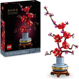 Lego 10369 Les Fleurs de Prunier - Décoration Florale d'Intérieur - Collection Botanique - Set pour Adultes