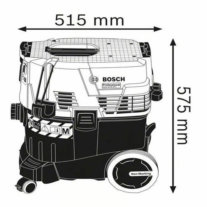 Bosch Professional GAS 35 M AFC - Aspirateur pour solide et liquide 35 L Bleu Bosch Professional GAS 35 M AFC - Aspirateur pour solide et liquide 35 L Bleu