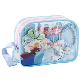 Cerdá Frozen Set de beauté avec trousse, turquoise, dimensions 18.0 x 13.0 x 4.0 cm