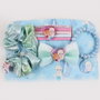 Cerdá Frozen Set de beauté avec trousse, turquoise, dimensions 18.0 x 13.0 x 4.0 cm