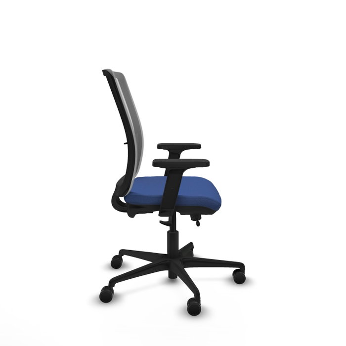PIQUERAS Y CRESPO Chaise Haches Synchrone/Traslack, Bleu foncé et Gris