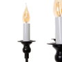 BigBuy Home Suspension Blanc Noir Fer 40 W