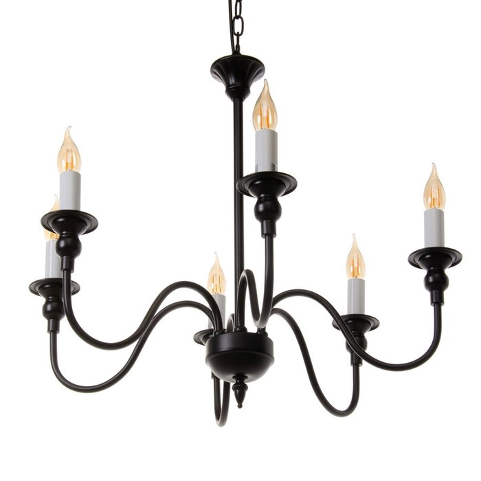 BigBuy Home Suspension Blanc Noir Fer 40 W