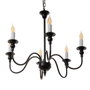 BigBuy Home Suspension Blanc Noir Fer 40 W
