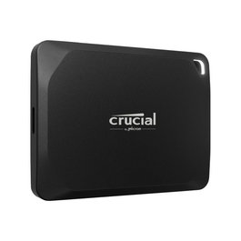 Crucial X10 Pro SSD portable 2TB, USB-C 3.2 Gen 2, vitesse jusqu'à 2100 MB/s, boîtier aluminium résistant IP55