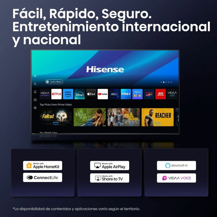 Hisense 43A6Q 4K Ultra HD LED 43 pouces (108 cm) Smart TV Hisense 43A6Q 4K Ultra HD LED 43 pouces (108 cm) Smart TV