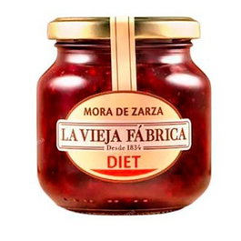 LA VIEJA FABRICA Mermelade de mûre Diet avec fructose 280 g