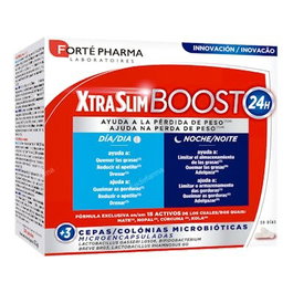 Forté Pharma XTRASLIM BOOST 24 Complément Alimentaire Brûleur de Graisse Jour et Nuit, 120 Gélules