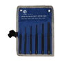 Jeu de poinçons cylindriques Irimo 517-91-4 Long 2, 3, 4, 5, 6 & 8 mm 6 Pièces